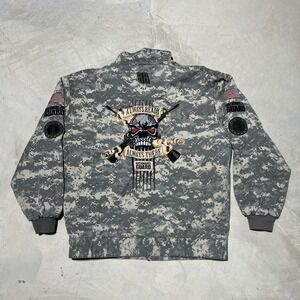 MINT Vintage Nascar Dale Earnhardt Jr 88 National Guard Jacket SZ M Always Ready